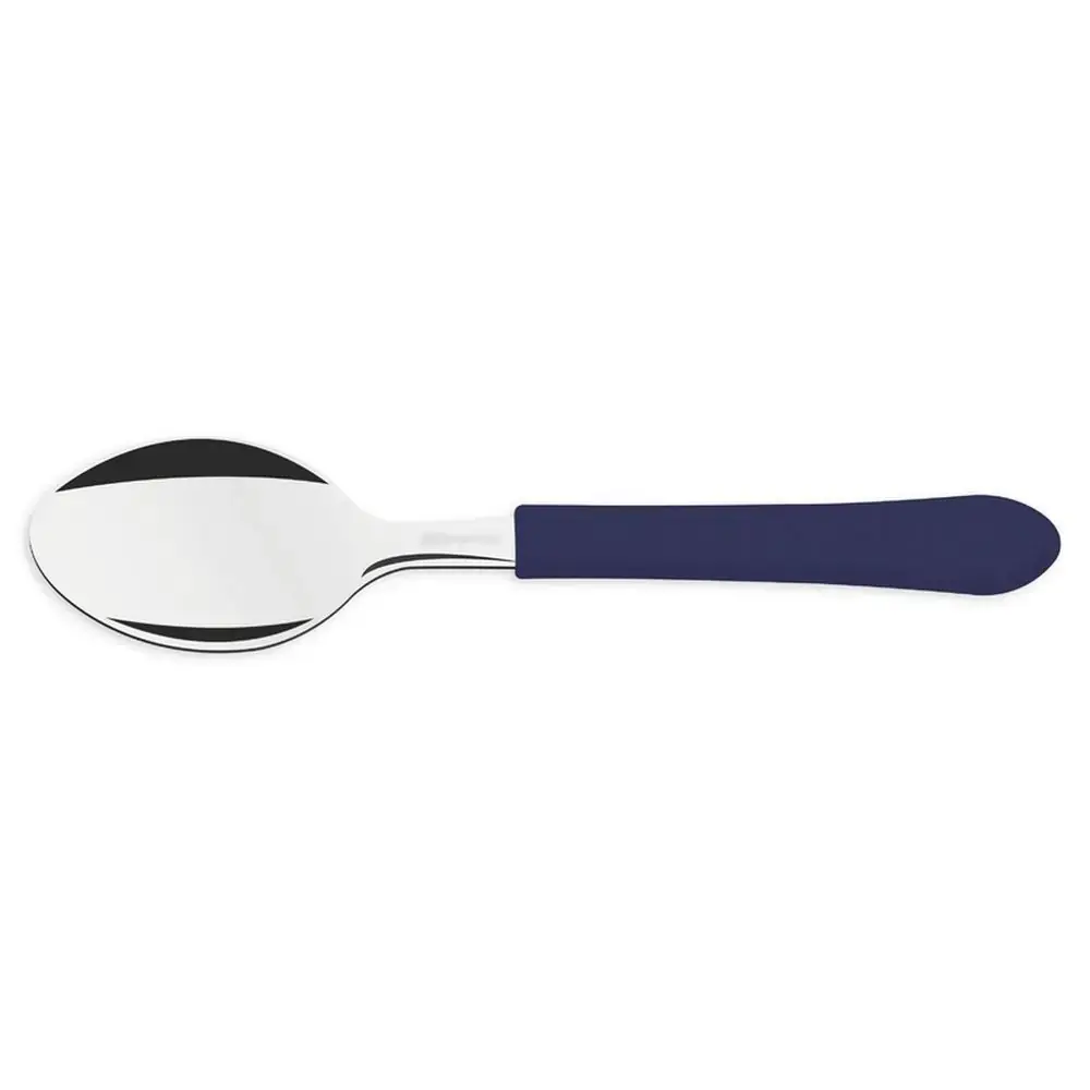 Colher P/sobremesa Inox Leme Azul