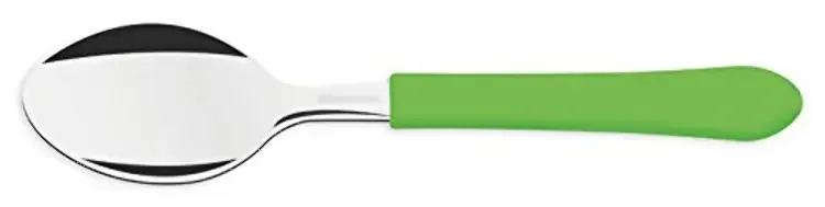 Colher P/sobremesa Inox Leme Verde