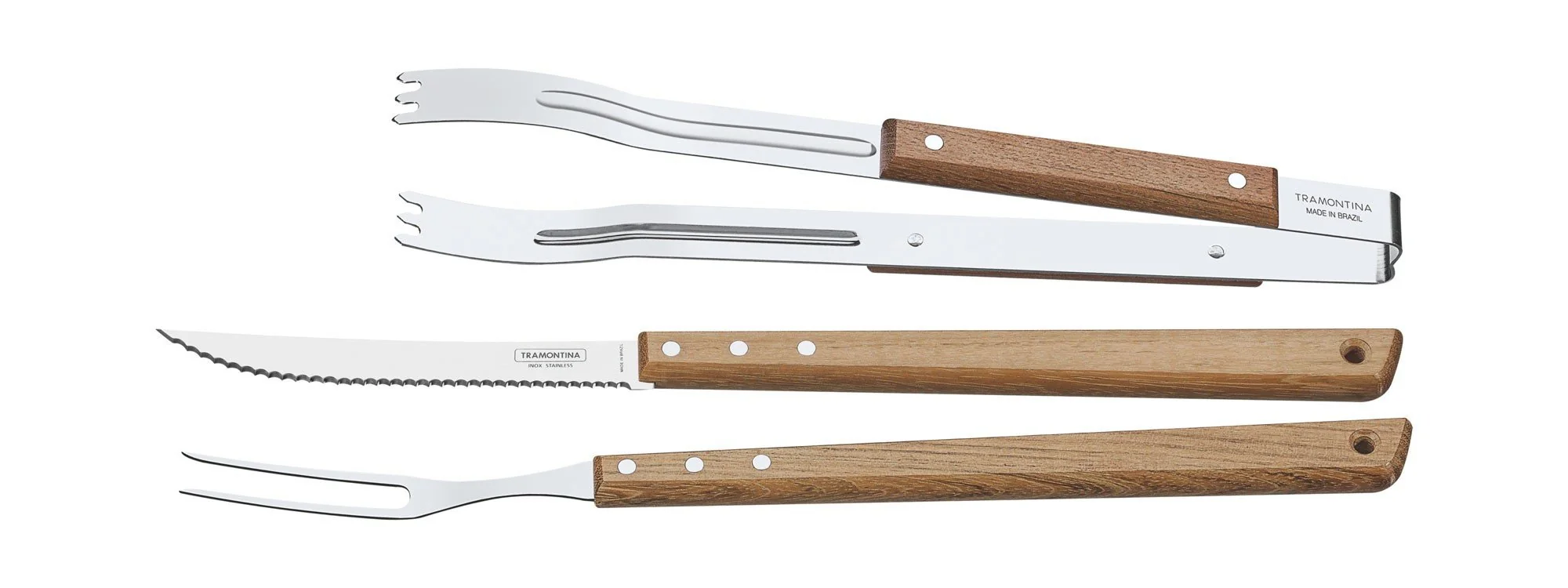 Kit Para Churrasco 3 Peças 26499045 Tramontina