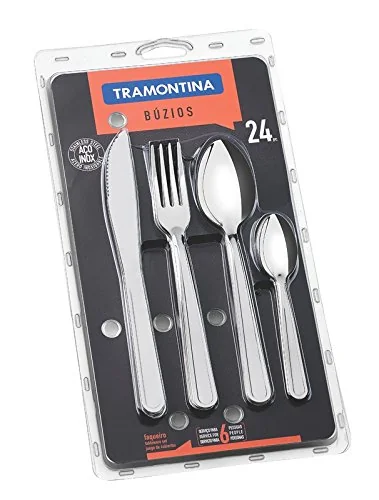 FAQUEIRO INOX 24PC BUZIOS