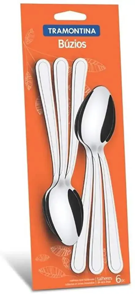 Conjunto Colheres Tramontina 6pc Buzios