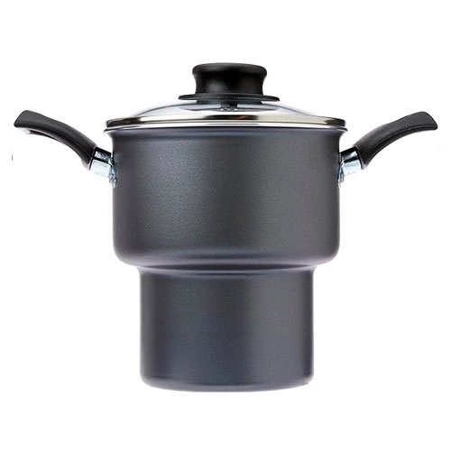 Cuscuzeira Tramontina Alumínio Antiaderente Starflon 1,9L Grafite Turim