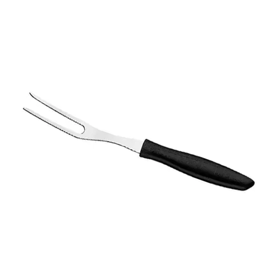 Garfo Trinchante Inox Plenus Preto