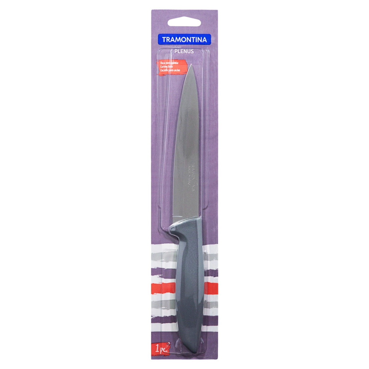 Faca Utility Inox Plenus Cinza 6 Polegadas
