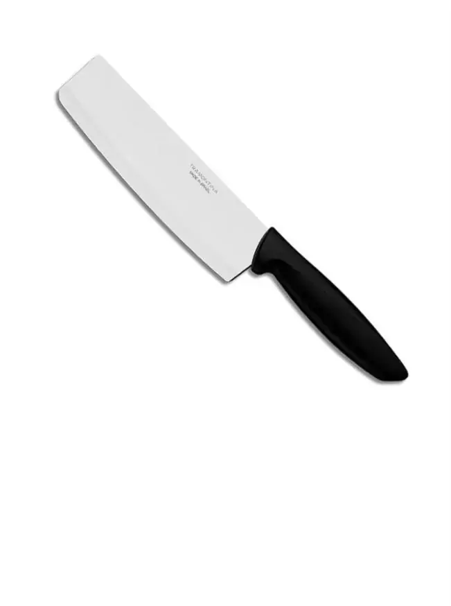 Faca Fatiar/Picar Inox Plenus Preta 7 Polegadas
