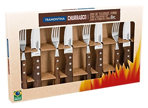 Jogo Tramontina Churras. 8pcs Inox Un