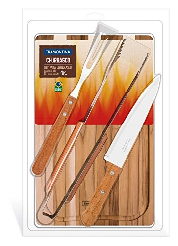 Jg.churrasco Dynamic Tramontina C/4 Pcs Inox