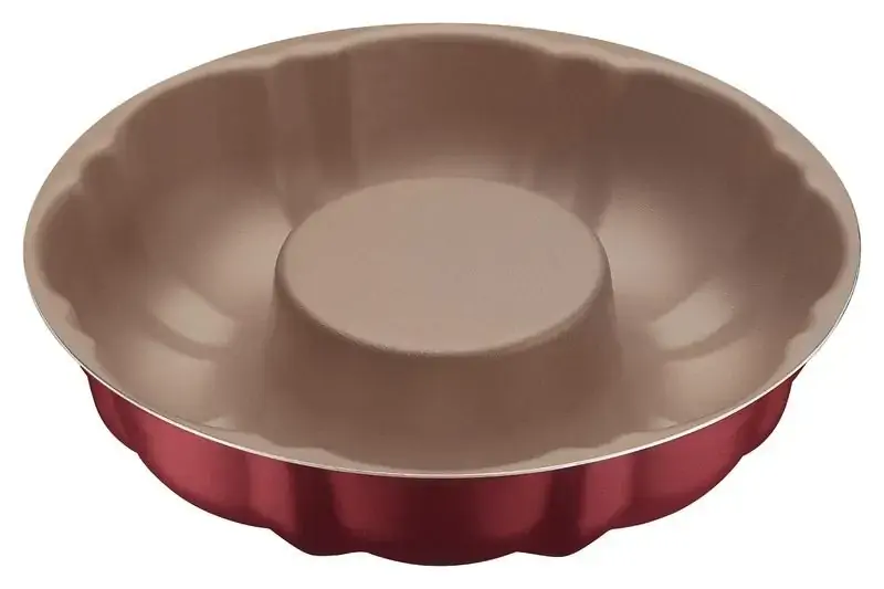 Forma Bolo Alumínio Brasil Vermelha 24cm