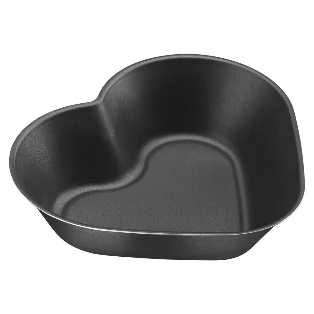 Forma para Bolo Coração Tramontina Brasil Grafite em Alumínio com Revestimento Antiaderente 24 cm 1,1 L