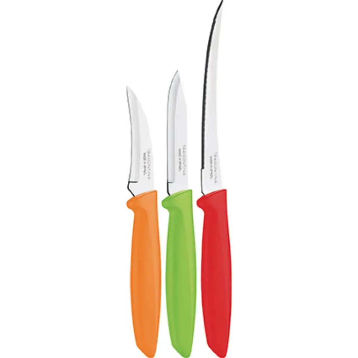 Jogo Com 3 Facas Inox Plenus Mista