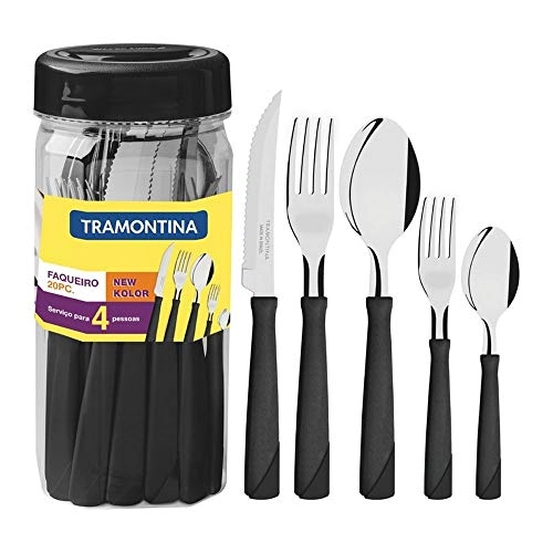Faqueiro Tramontina Inox New Color 20pc Bc Un