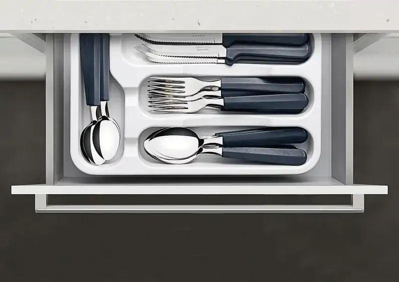 Faqueiro Tramontina Tulum Inox Ônix com Gaveteiro 25 peças