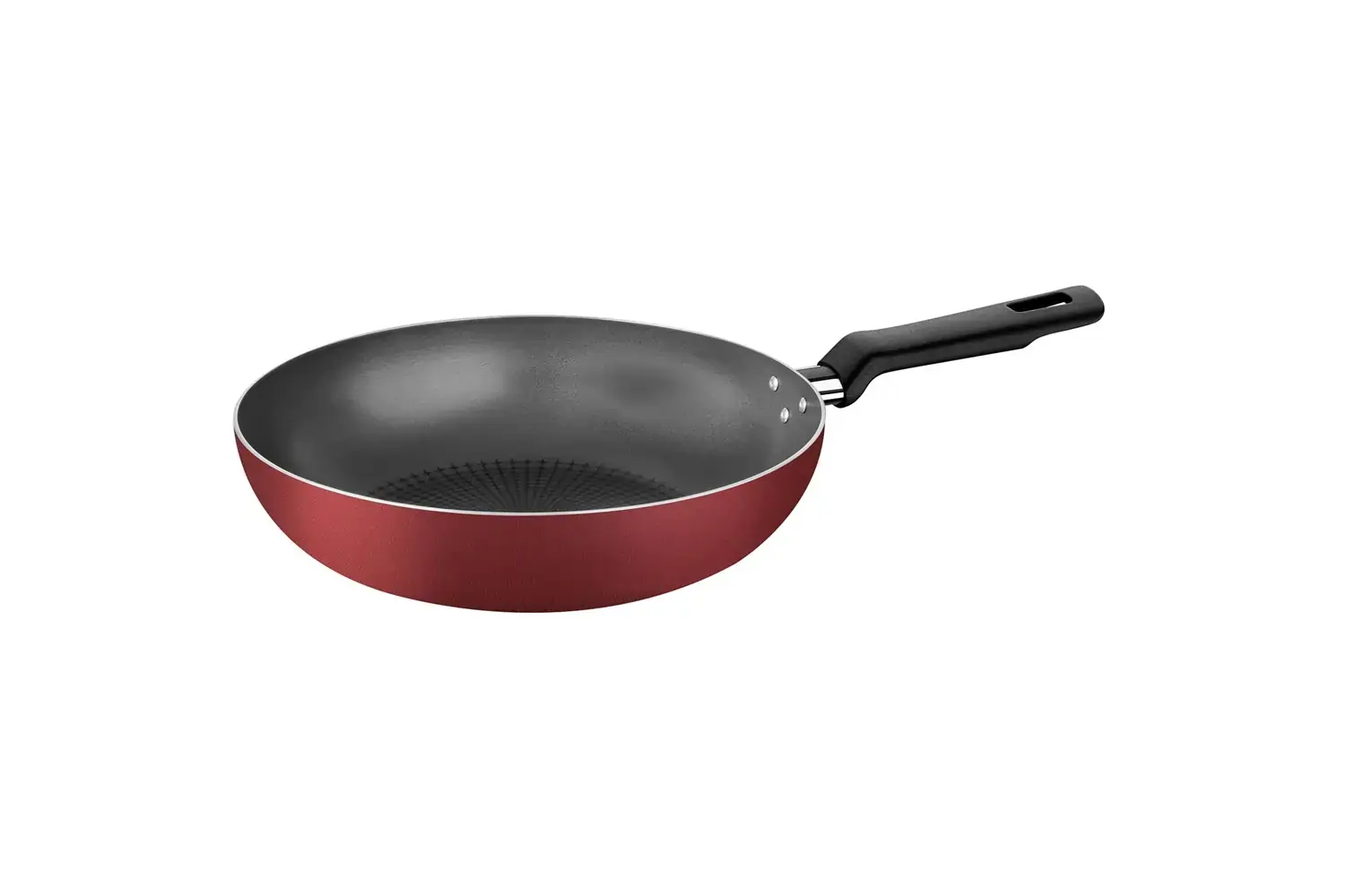 Frigideira Funda Alumínio Loreto Vermelha 28cm