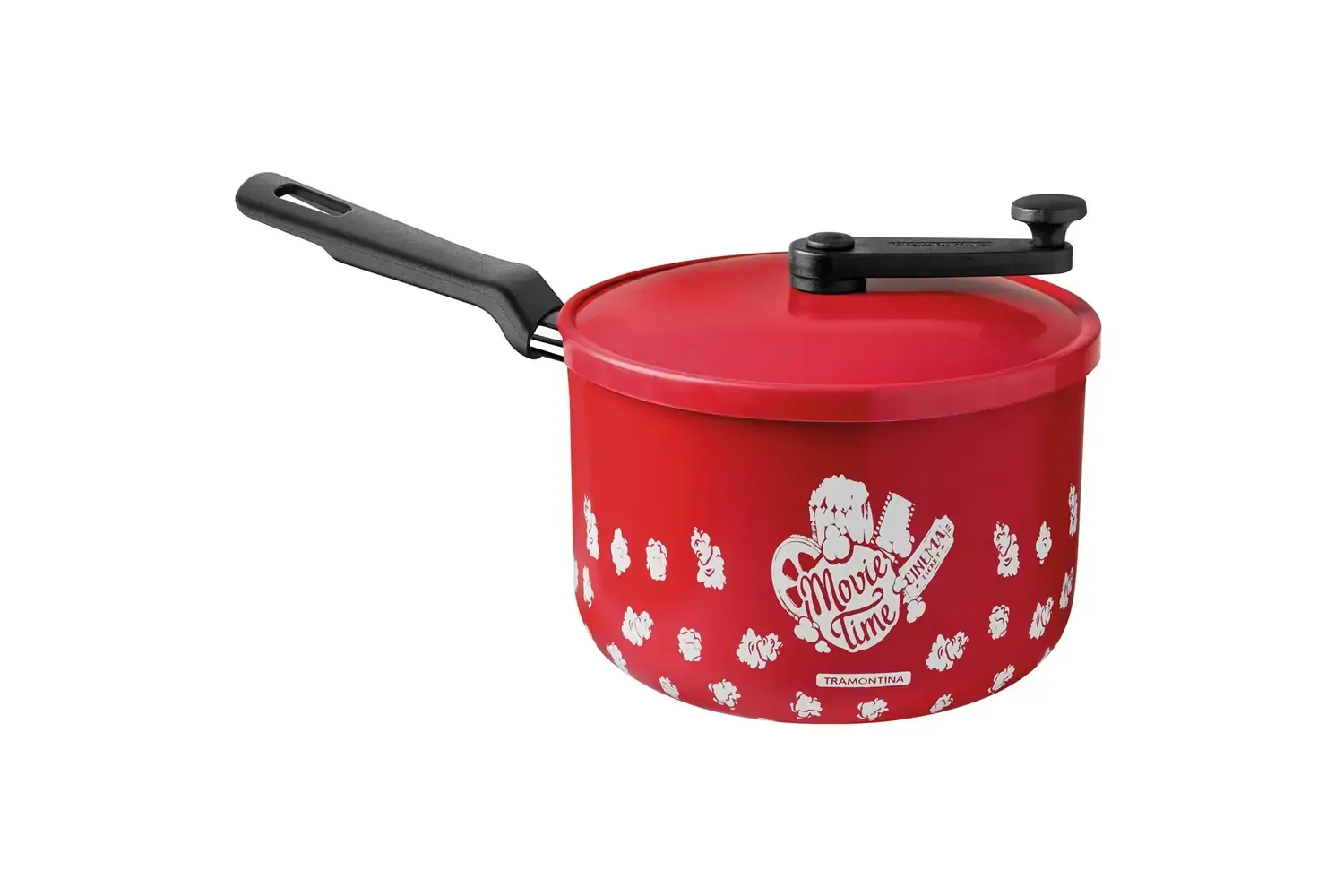 Pipoqueira Tramontina Loreto em Alumínio com Revestimento Interno Antiaderente Starflon Max Vermelha 20 cm 3,5 L