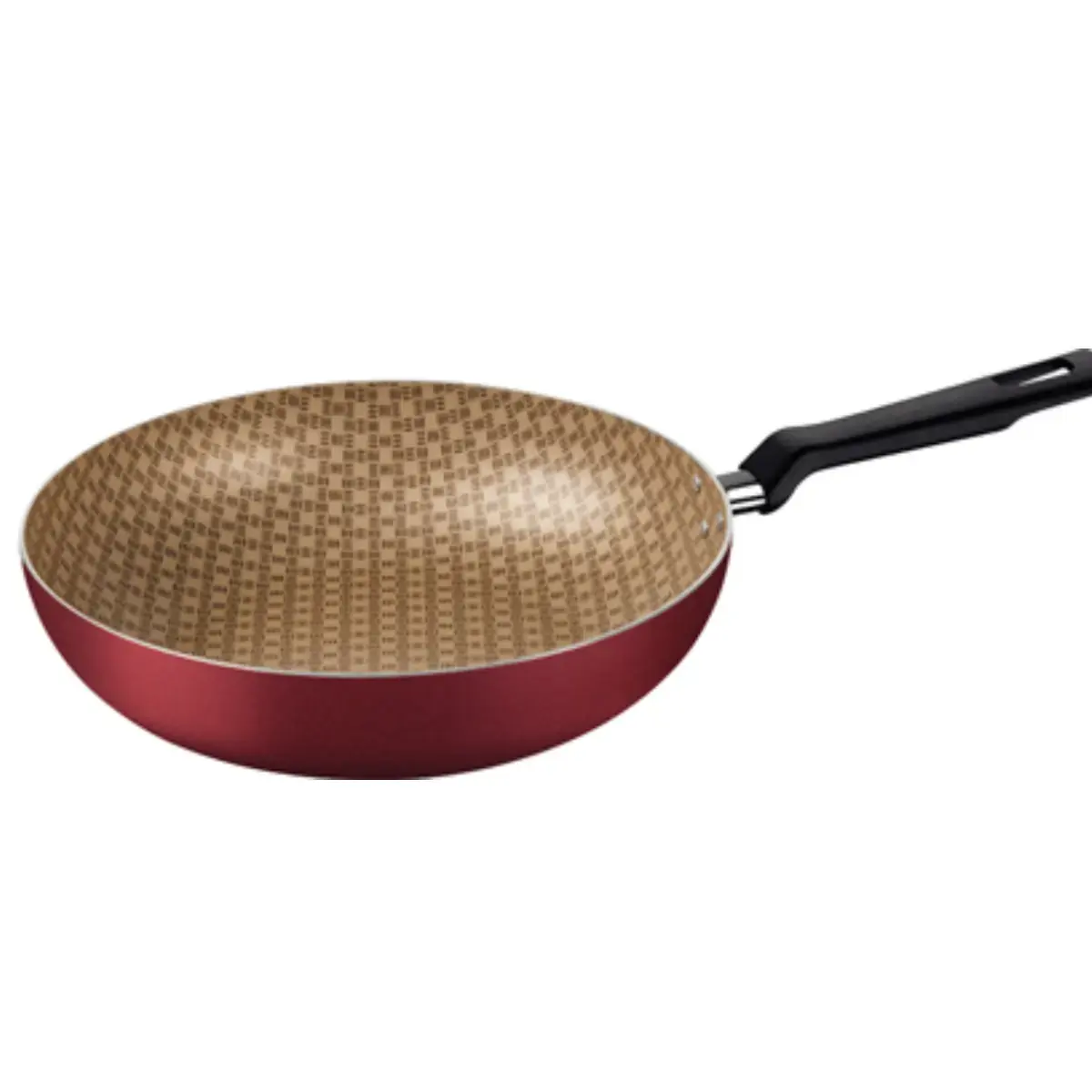 Frigideira Funda Alum 24Cm Loreto Vermelha