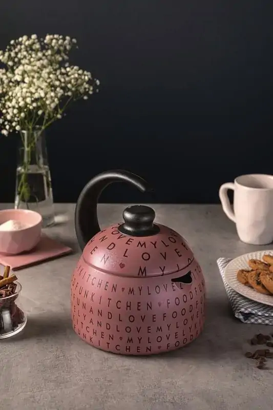Chaleira Tramontina My Lovely Kitchen Rosa Antiaderente 1,9L