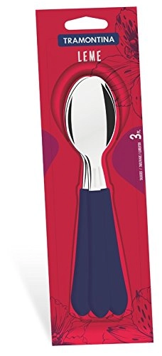 Conj Colher Mesa Inox 3pc Leme Azu