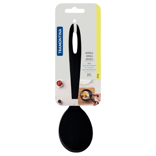 Espátula Ovo Nylon Ability Preta