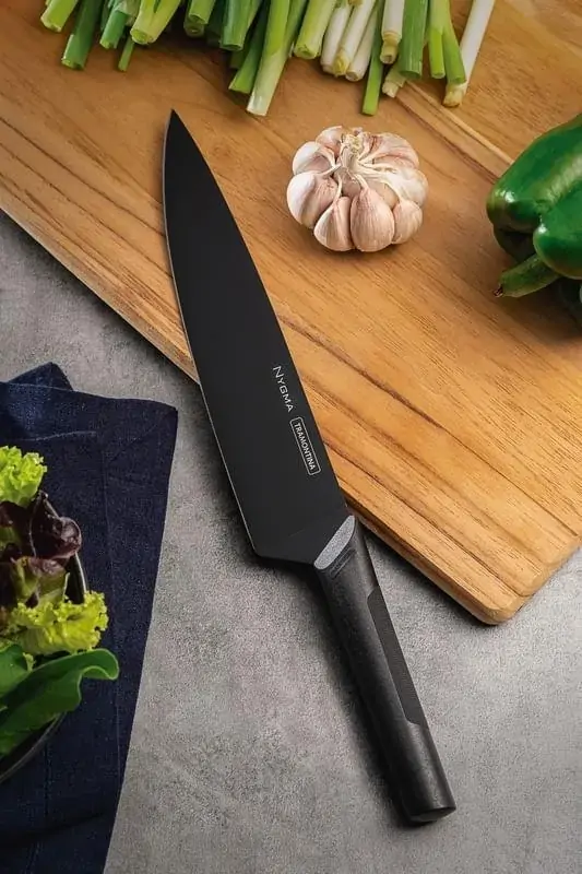 Faca Chef Inox 8 Nygma Preto Tramontina