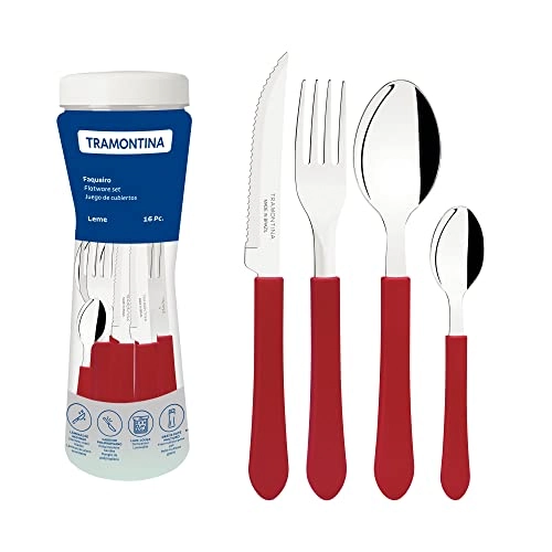 Faqueiro Inox 16pc Leme Ver