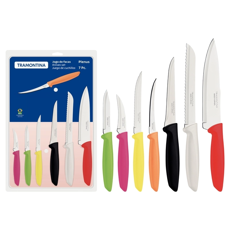 Jogo Facas Inox Plenus Mis 7pcs 23498966 Tramontina