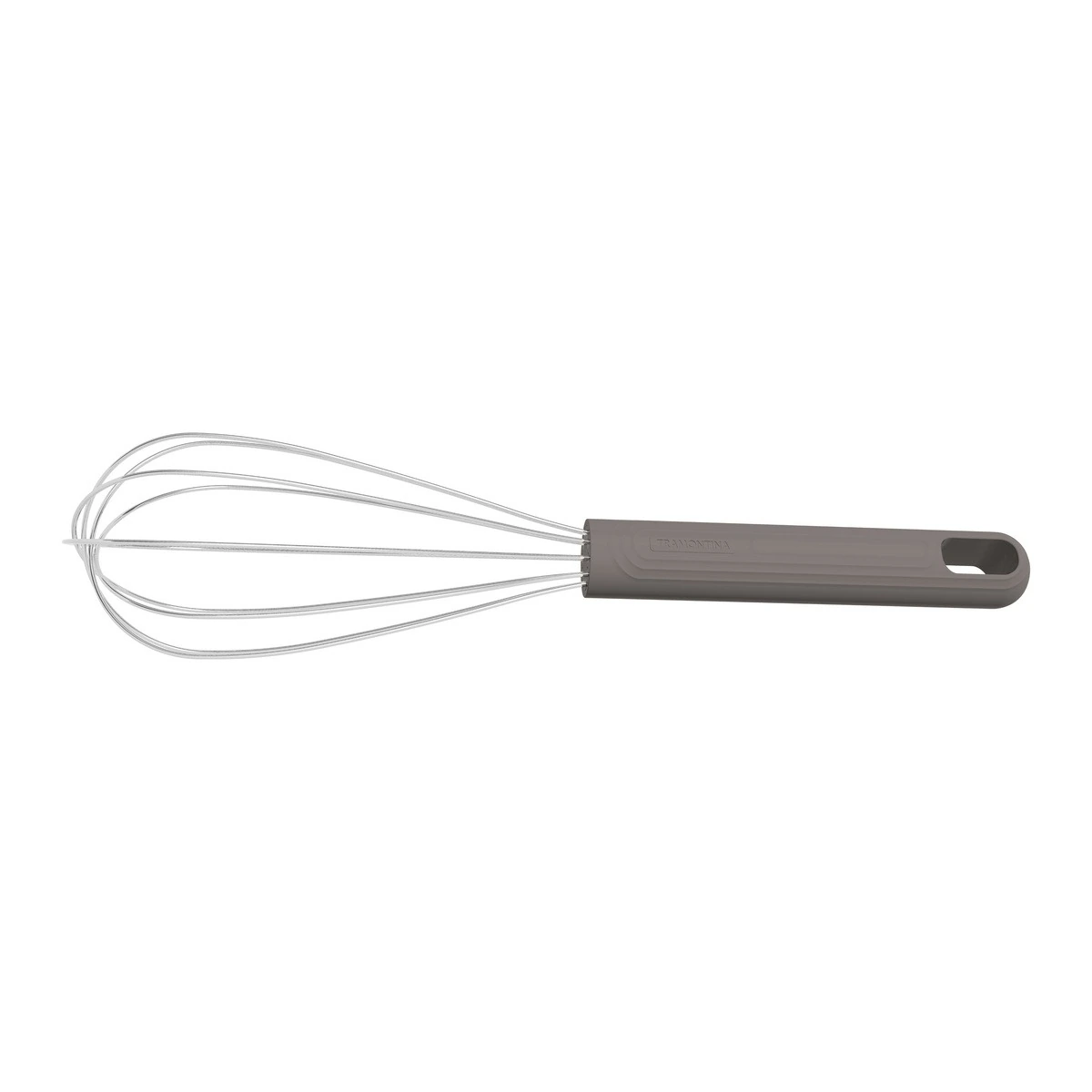 Batedor Manual Tramon.softta Inox C/cabo Emb.cinza