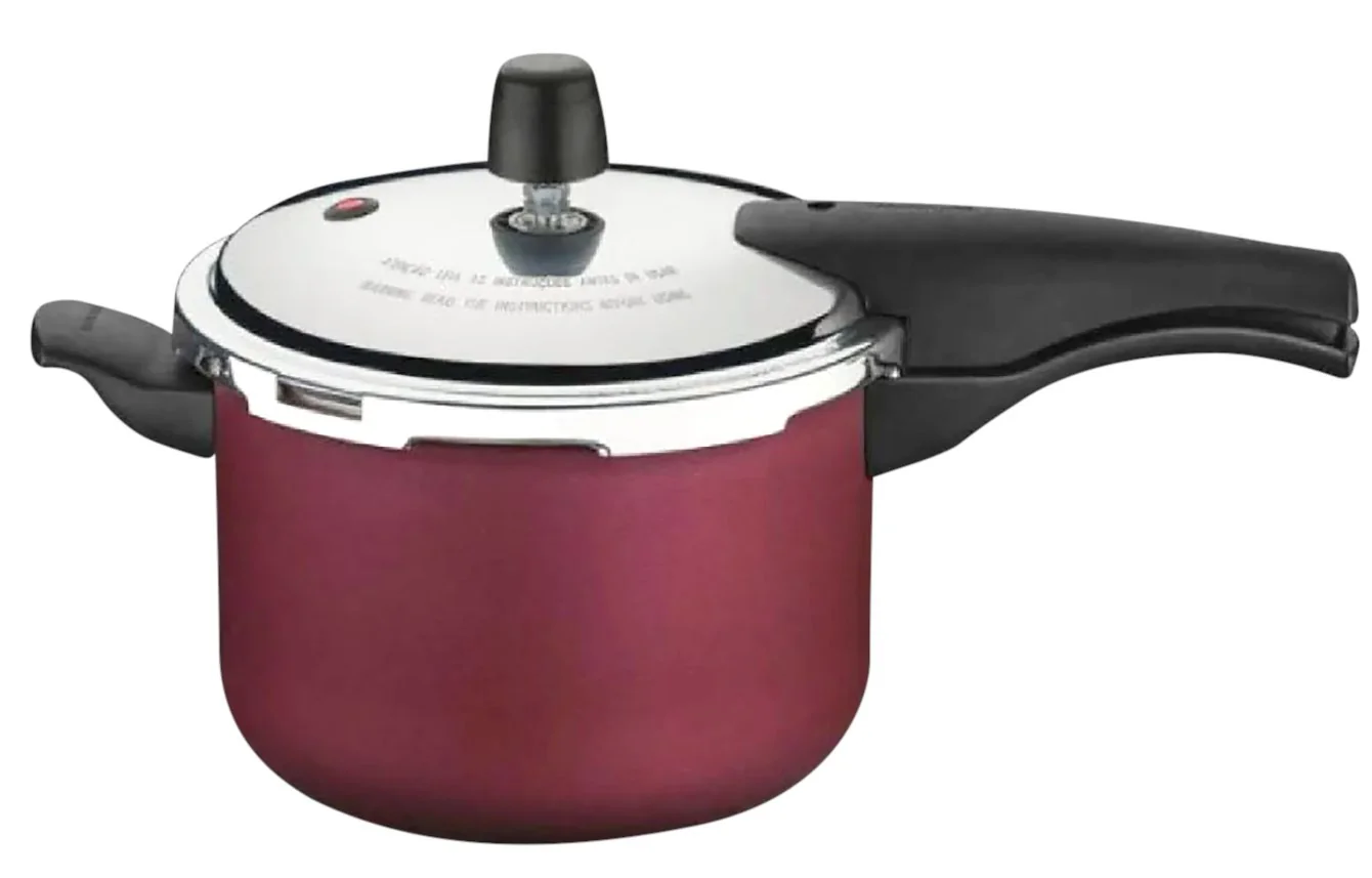 Pan Pressao 4,5l 20cm Vancouver Ver Aluminio Com Revestimento Antiaderente