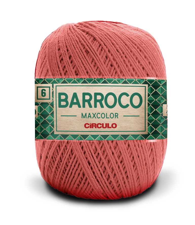 Barbante Bar Max Color 400g Cor4004 Coral Vivo