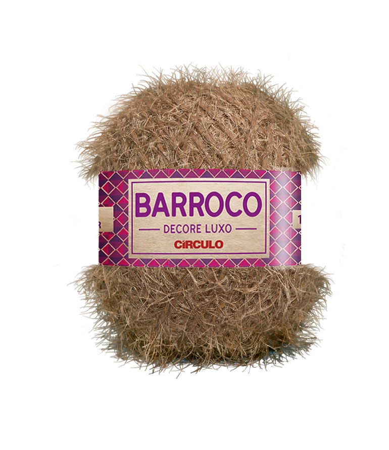 Barbante Barroco Decore Luxo Cor7896 Castanha