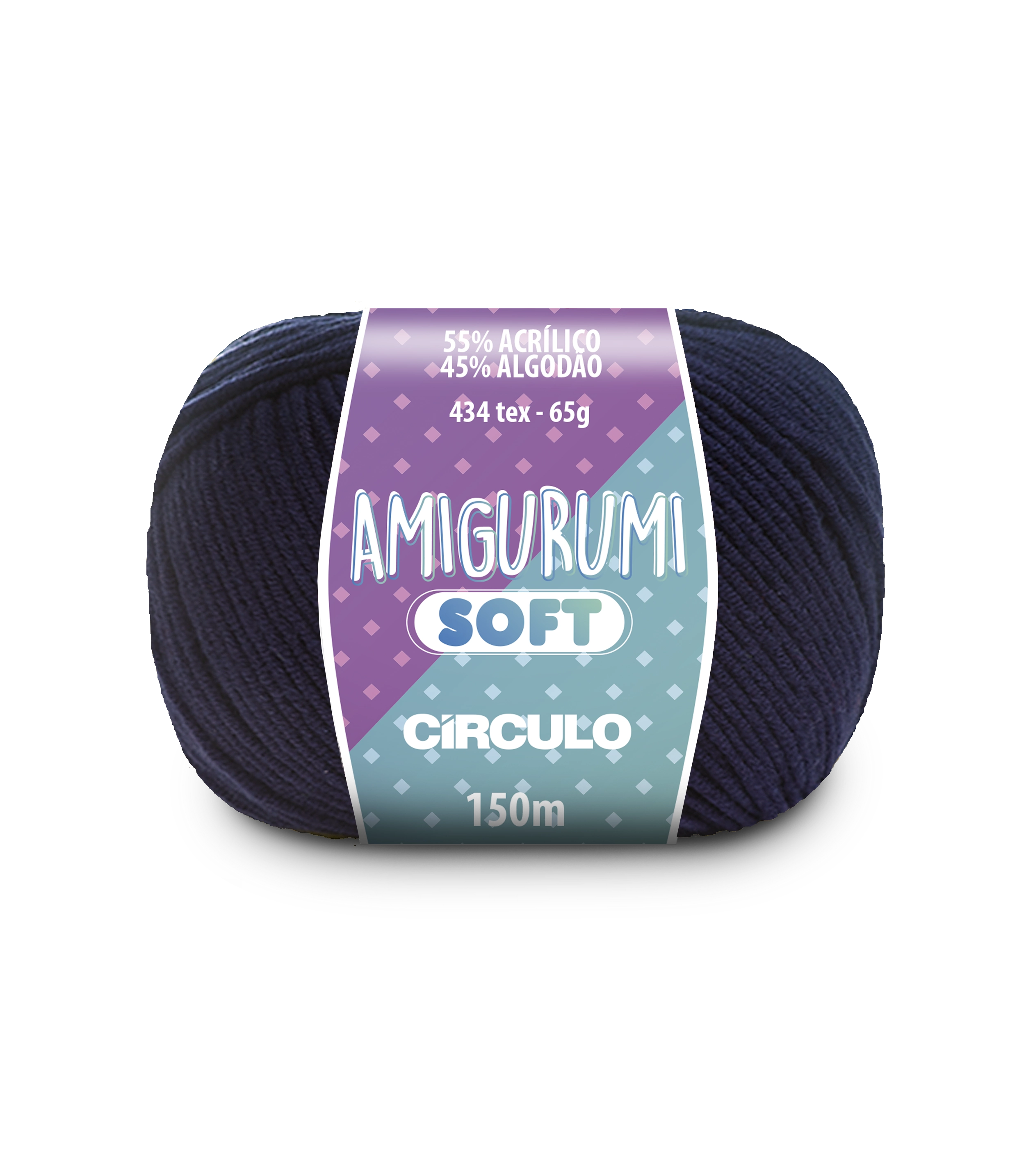 Fio Amigurumi Soft Cor2401 Anil Profundo