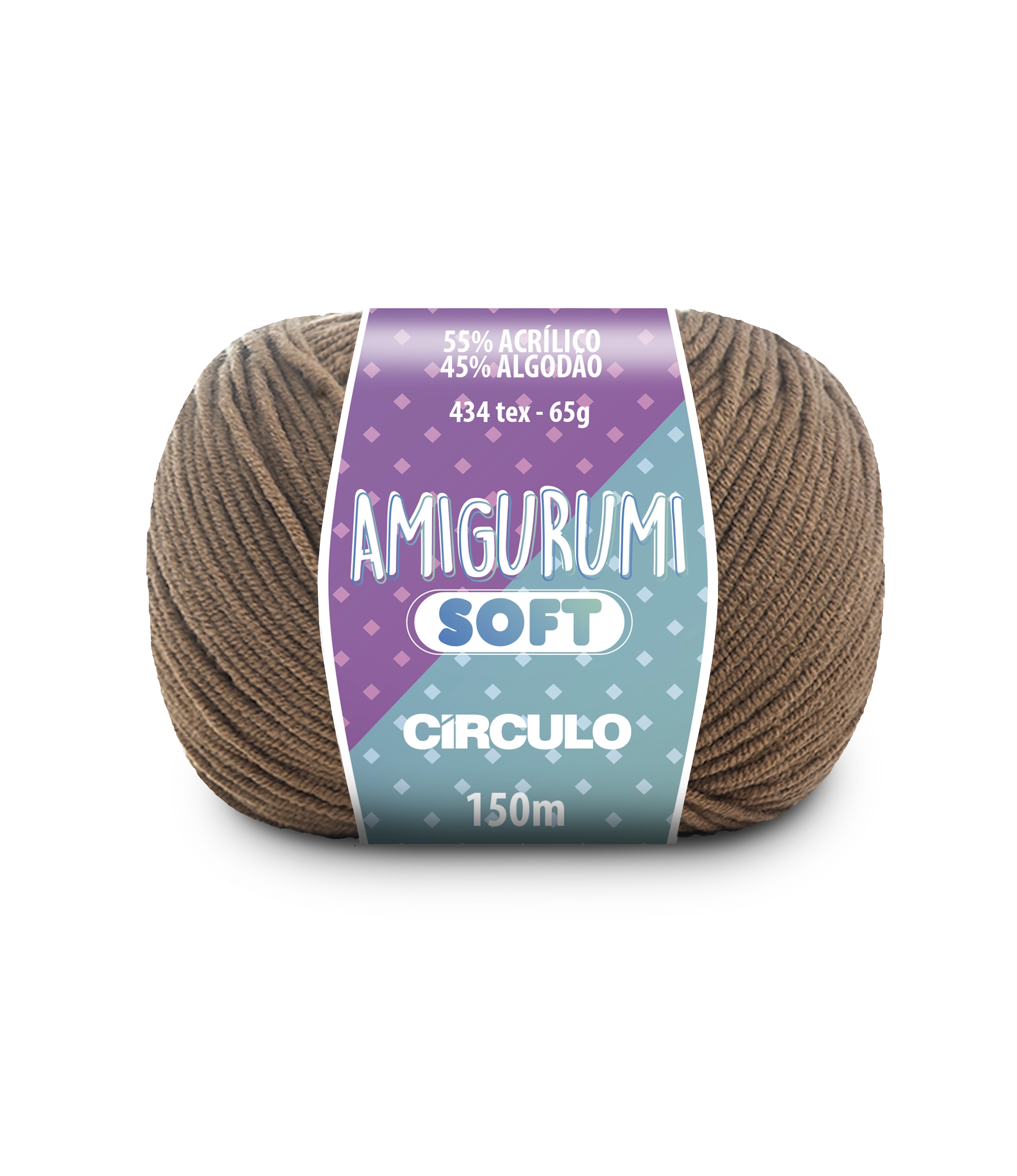 Fio Amigurumi Soft Cor7625 Castanha