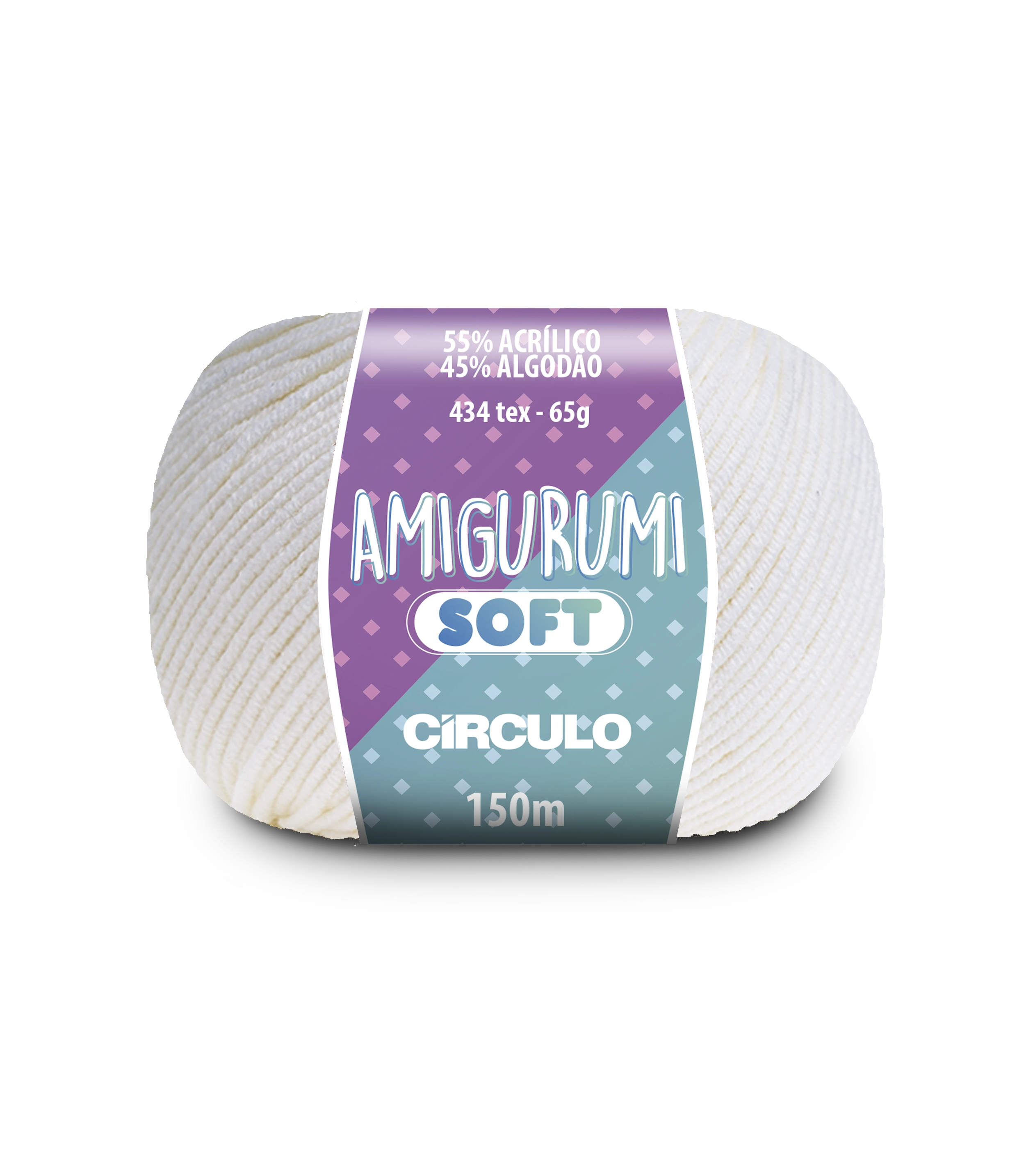 Fio Amigurumi Soft Cor8001 Branco