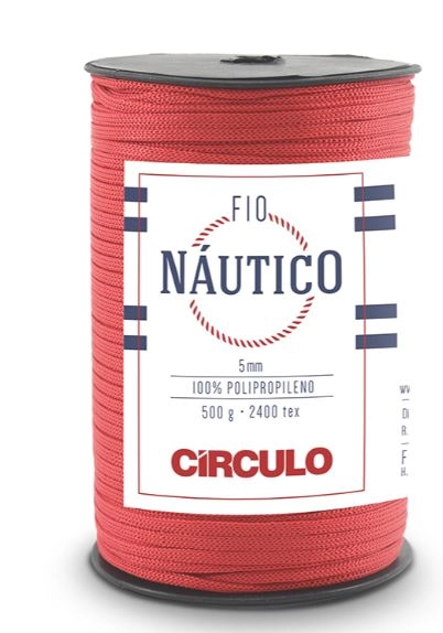 Fio Circulo Nautico Vermelho 500g Cor3402