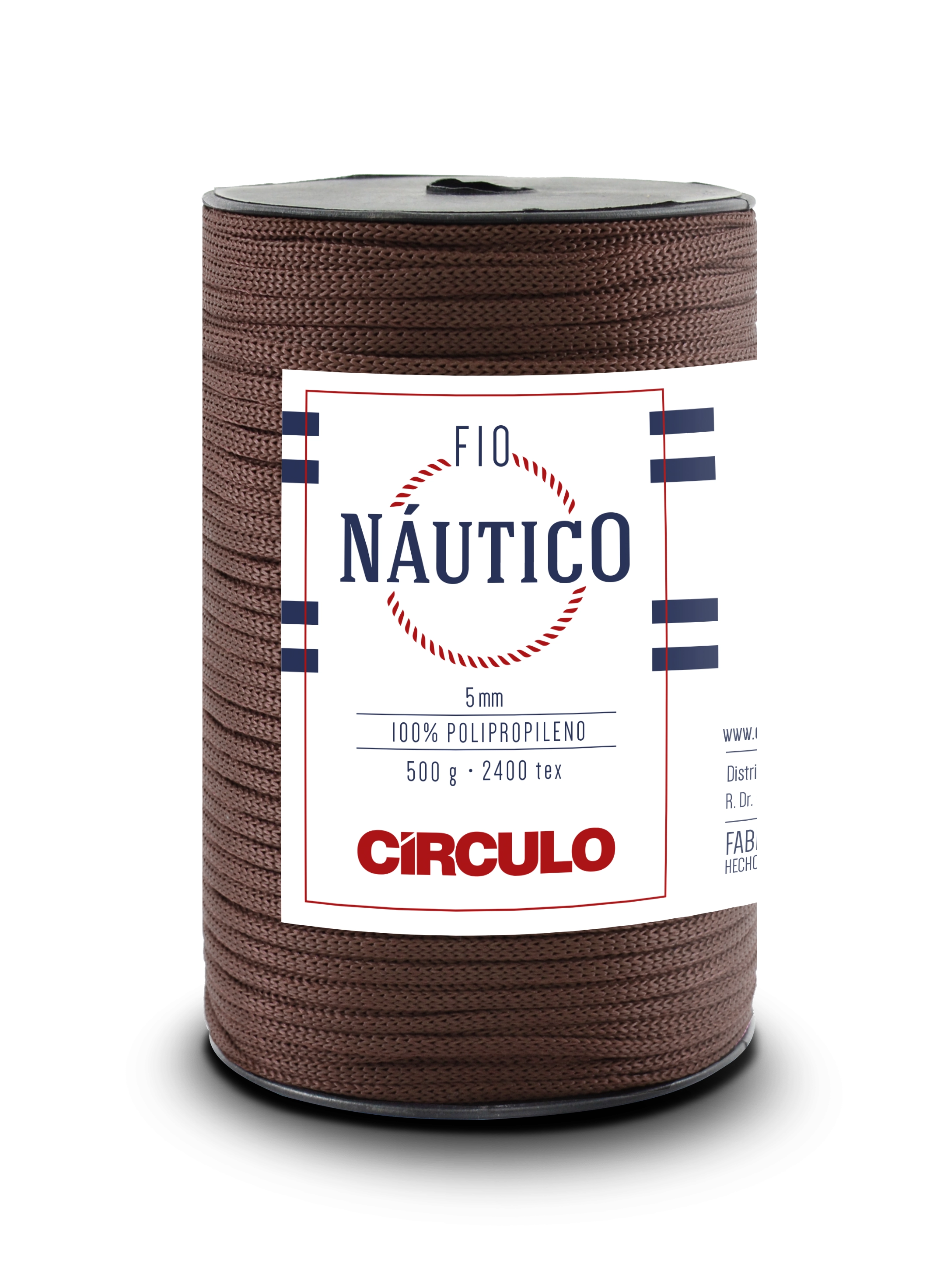 Fio Circulo Nautico Chocolate 500g Cor7382
