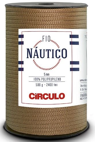 Fio Circulo Nautico Castanha 500g Cor7625