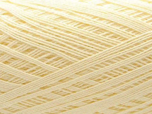 Light Cream Champagne Size 10 Crochet Cotton Thread Yarn Knitting. 100 Mercerized