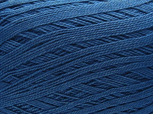 Navy Blue Size 10 Crochet Cotton Thread Yarn Knitting. 100 Mercerized