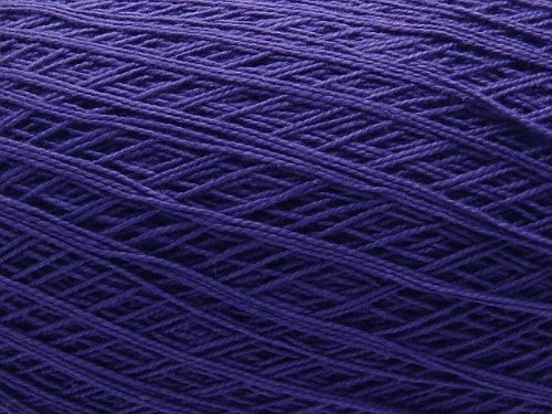 Deep Purple Size 10 Crochet Cotton Thread Yarn Knitting. 100 Mercerized