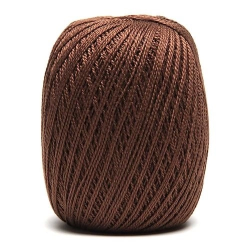 Chocolate Brown Size 10 Crochet Cotton Thread Yarn Knitting. 100 Mercerized