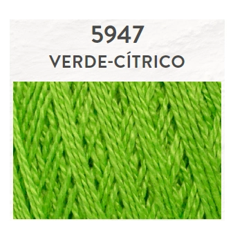 Linha P/artesanato Clea 1000 Cor 5947 Vrde Citrico