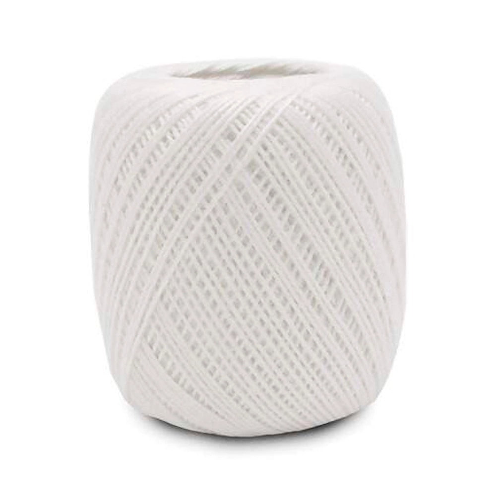 White Clea5 Pratica 150g 750m 5 Crochet Cotton Thread Knitting Yarn
