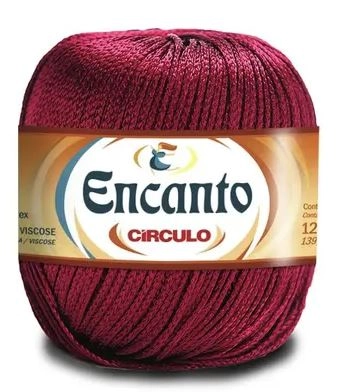 Linha Encanto 100g  3794 Bordo Varejo Novelo C/128mts Circulo