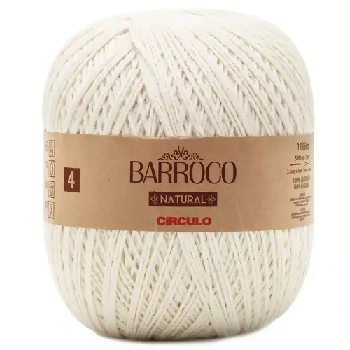 Barbante Bar Barroco Natural 4 Cor20