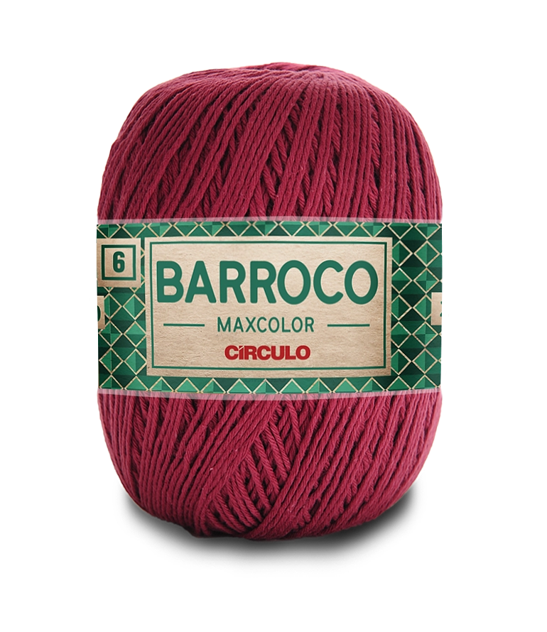 Barbante Bar Max Color 400g Cor7136 Marsala