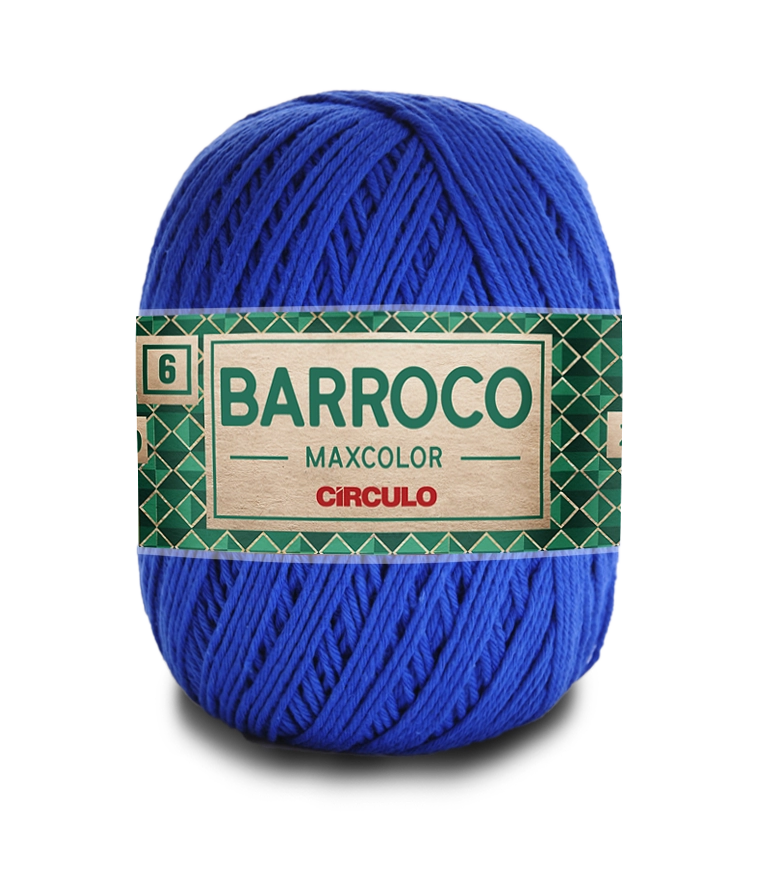 Barbante Bar Max Color 6 200g Cor2829 Azul Bic
