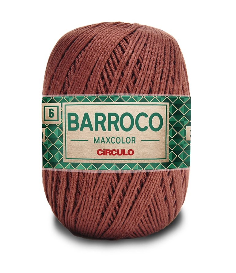 Barbante Bar Max Color 6 200g Cor7738 Cafe