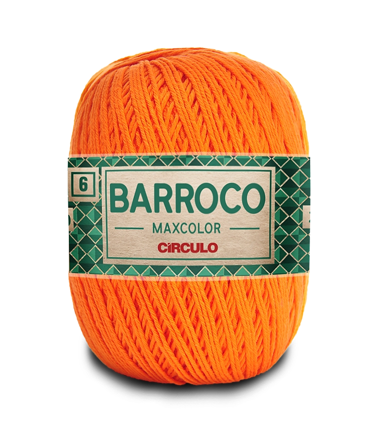 Barbante Bar Max Color 200g Cor4456 Laranja