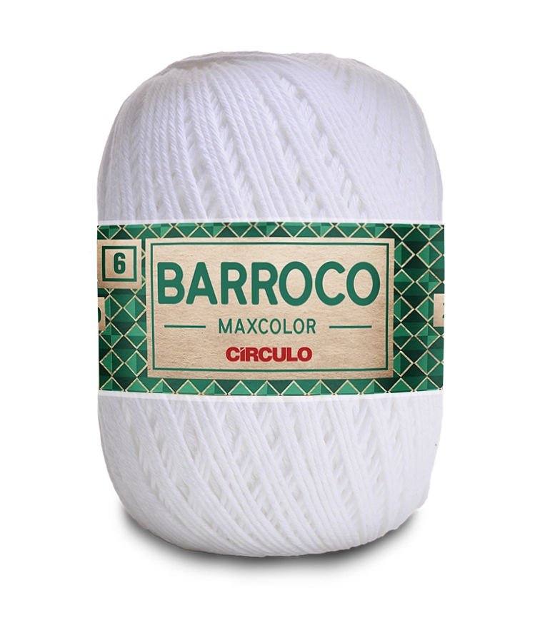 Barbante Bar Max Color 200g Cor8001 Branco
