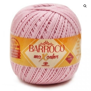 Barbante Bar Max Color 6 200g Cor3526 Rosa Candy