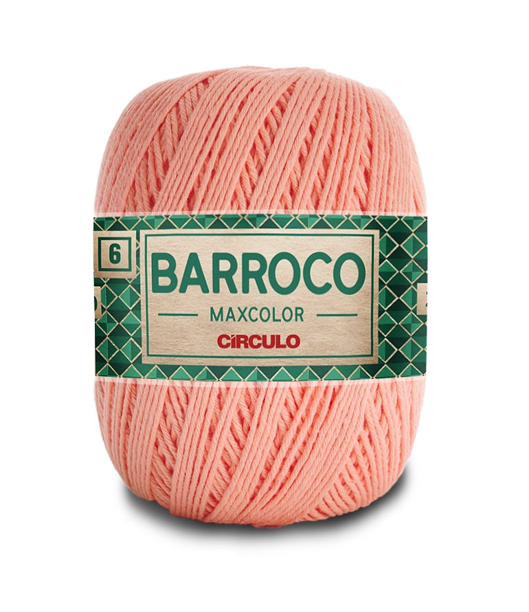 Barbante Bar Max Color 6 200g Cor4514 Pessego
